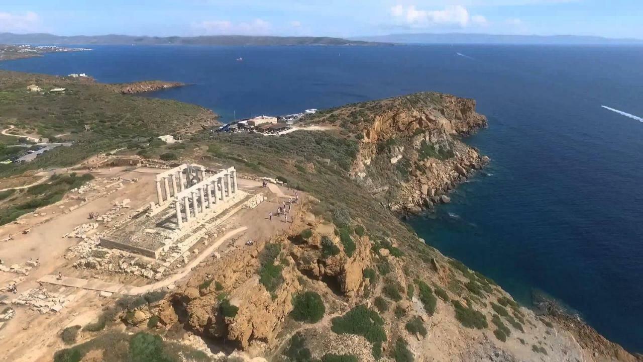 Sandra'S Sea View At Sounio Sunion Exteriör bild